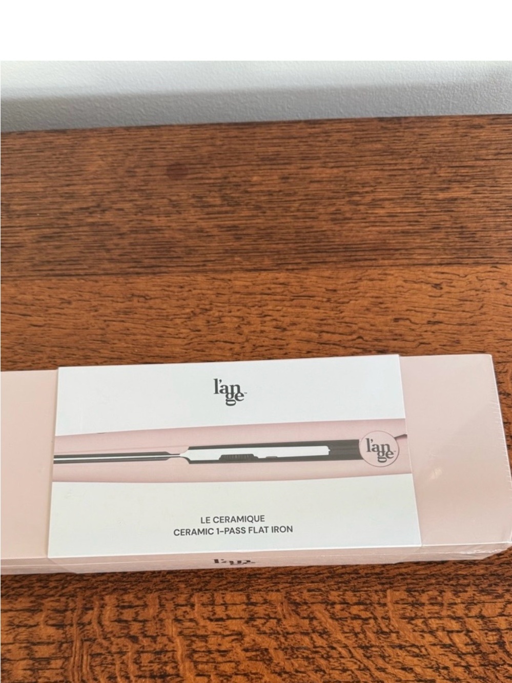 Lange Ceramic 1-Pass Flat Iron - Blush Pink